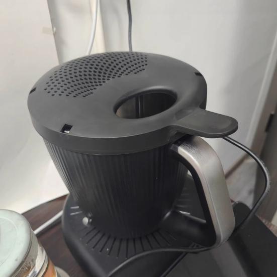 Pokrywka z filtrem odpływowym do Thermomix TM7 Praktyczna pomoc w nalewaniu i nasadka sitka z portem do uzupełniania Akcesoria kuchenne