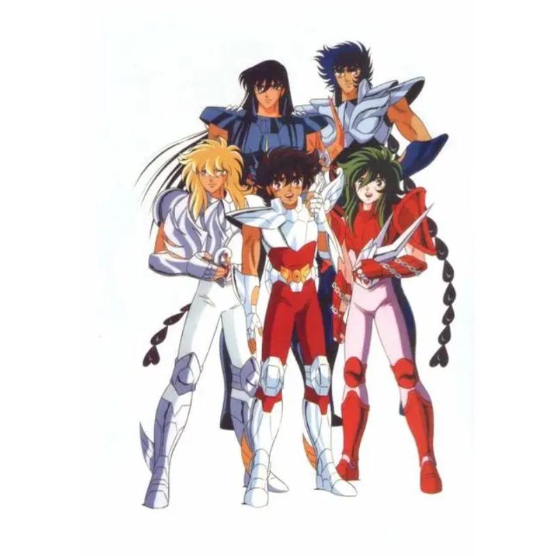 Klassische Anime Saint Seiya Poster Drucke Japan Cartoon Jungfrau Goldener Ritter Leinwandbild Wandkunst Bild Wohnzimmer Heimdekoration