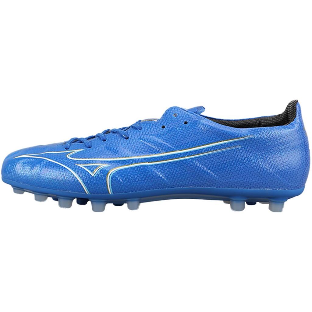 Mizuno Alpha Ag (Gel Short Spikes) Artificial Turf Durable Breathable Lightweight Soccer Shoes Men Sneaker Blue P1GA246127