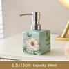 Ceramic Hand Wash Bottle Stainless Steel Pump Head Lotion Bottle  For Shampoo Shower Gel