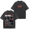 Rapper Don Omar Album Print Tshirts Unisex Women Fashion Tshirts Shortsleeved Loose Casual Cotton Vintage Washed Tshirts Tops