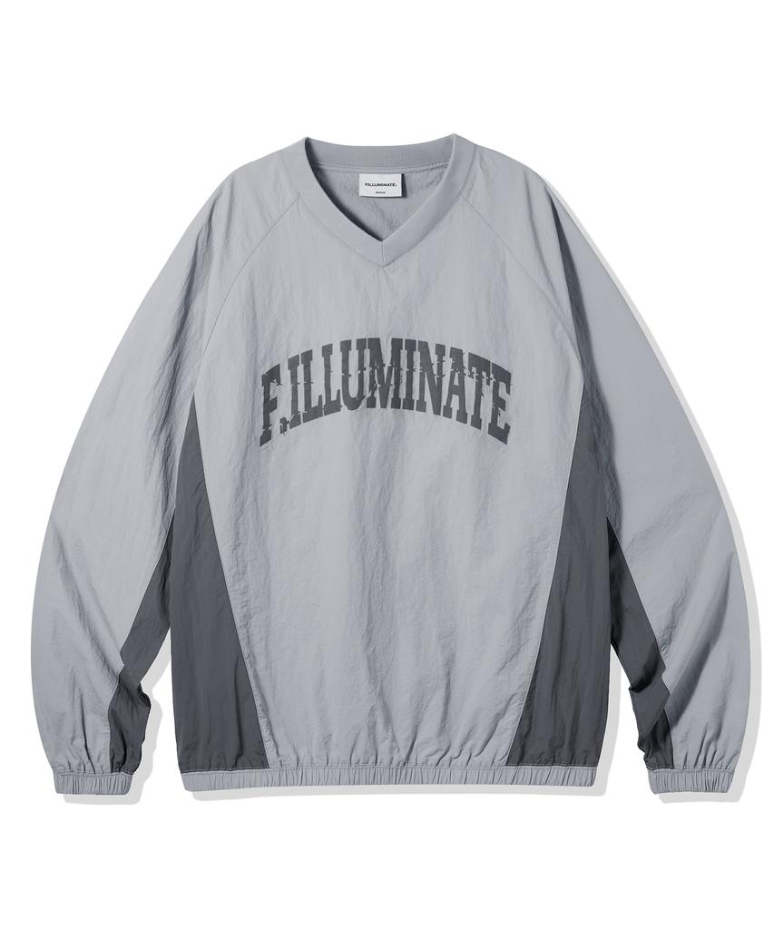 FILLUMINATE Nylon Cracked Arch Logo Sweatshirt - 3 Colors