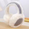 Women Earmuffs Thickened Inner Lining Bow Embellishment Suede Fabric Adjustable Headband Earmuffs Winter Accessory