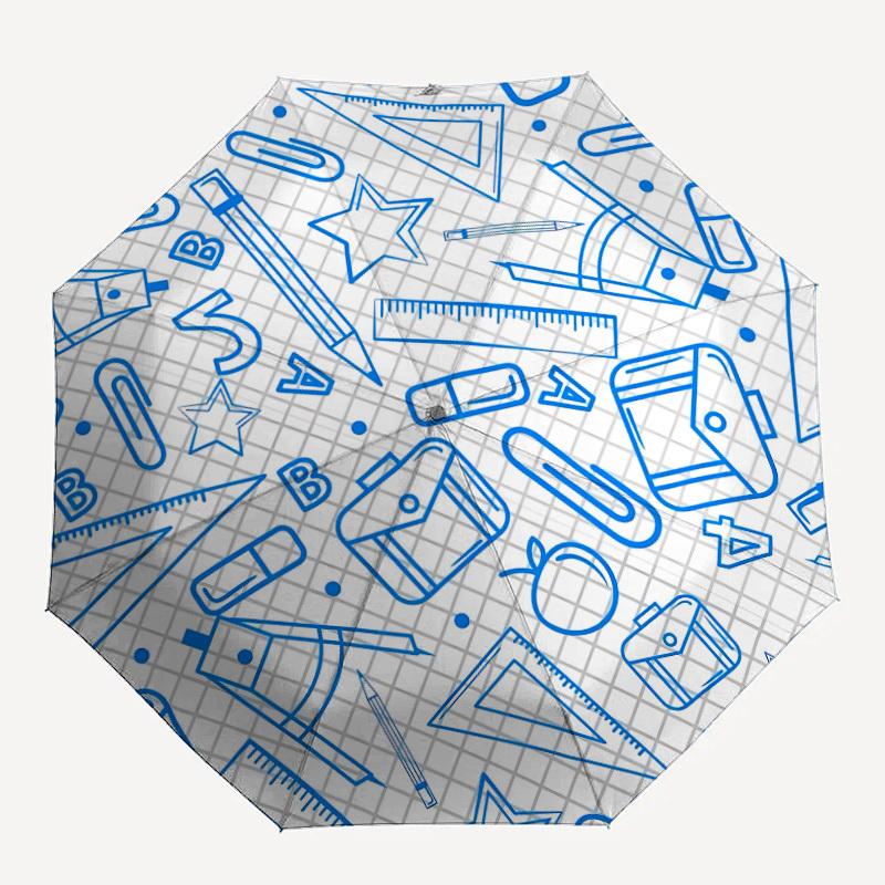 

1pc Stationery School Automatic Open/Close Umbrella Compact Folding Umbrella, All-Season Portable Umbrella for Women/Men330