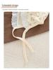 Spring Autumn Baby Lace Sun Hat for Toddlers - Pure Cotton, Unisex, Boneless Design
