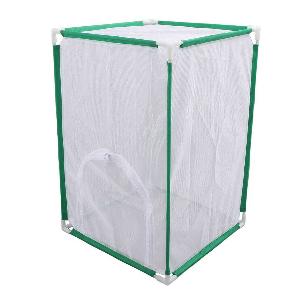 Mesh Cage 15.75x15.75x23.62in Butterfly Habitat Cage Plant Landscape Fiber Tube Enclosure