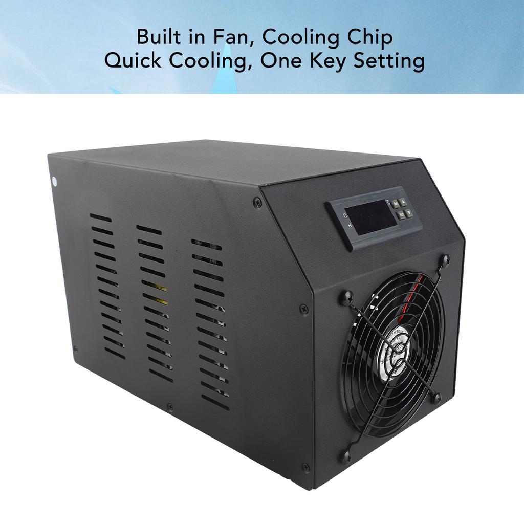 1/4 HP Water Chiller Chiller Adopts R134A Refrigerant Rapid Cooling Heat Which Has No Pollution In Circulating 16 Gal Chiller