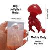 Jellyfish Silicone Candle Molds Suitable For Resin Art Handmade Candle Soap Keychains Fridge Magnets Phone Charm Making