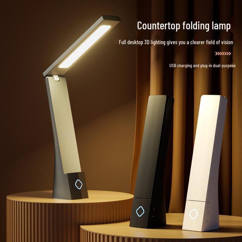 LED Eye-Protection Desk Lamp for Children's Study, Bedroom, Bedside, and Dormitory Use