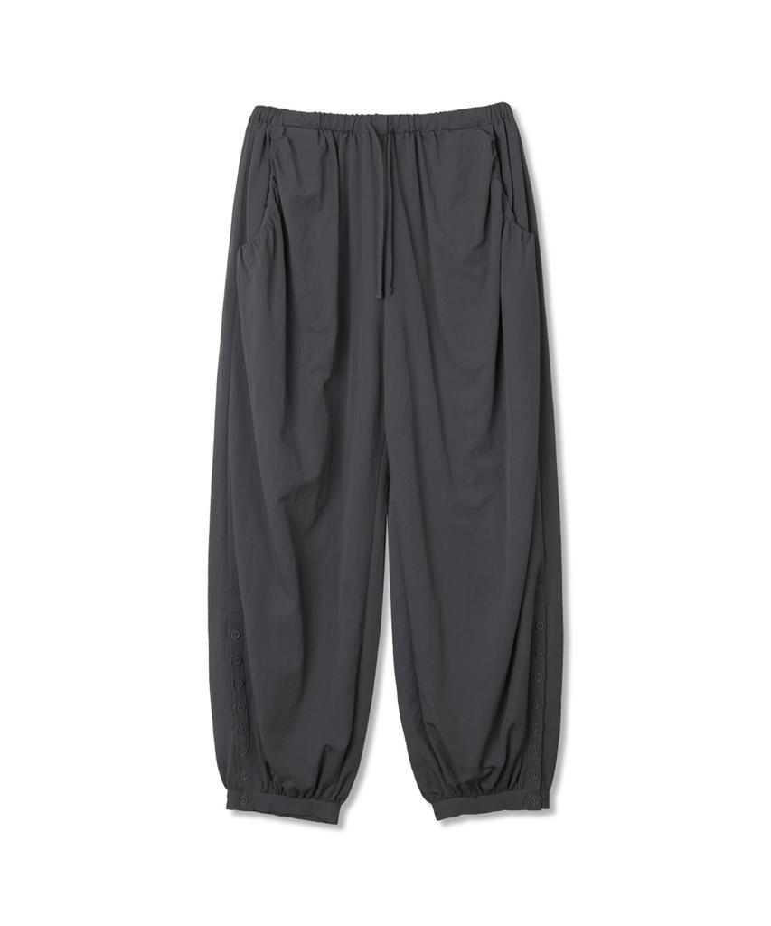 Michikoleondeonkosino Button Detail Shirred Pants Charcoal