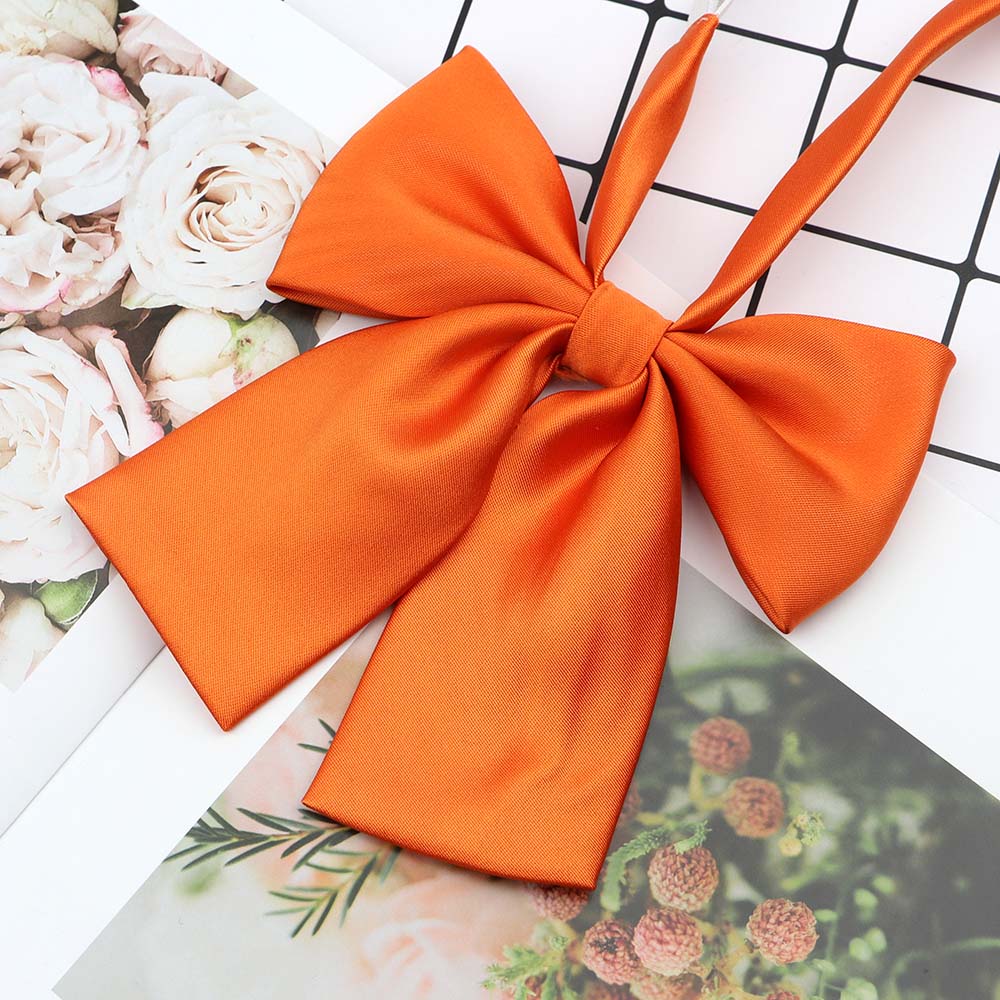 Perfect Match Colorful Women‘S Shirts Bowtie Ladies Girl School Wedding Party Bowknot Pink Bule Black Classic Butterfly Knot Suits Accessories