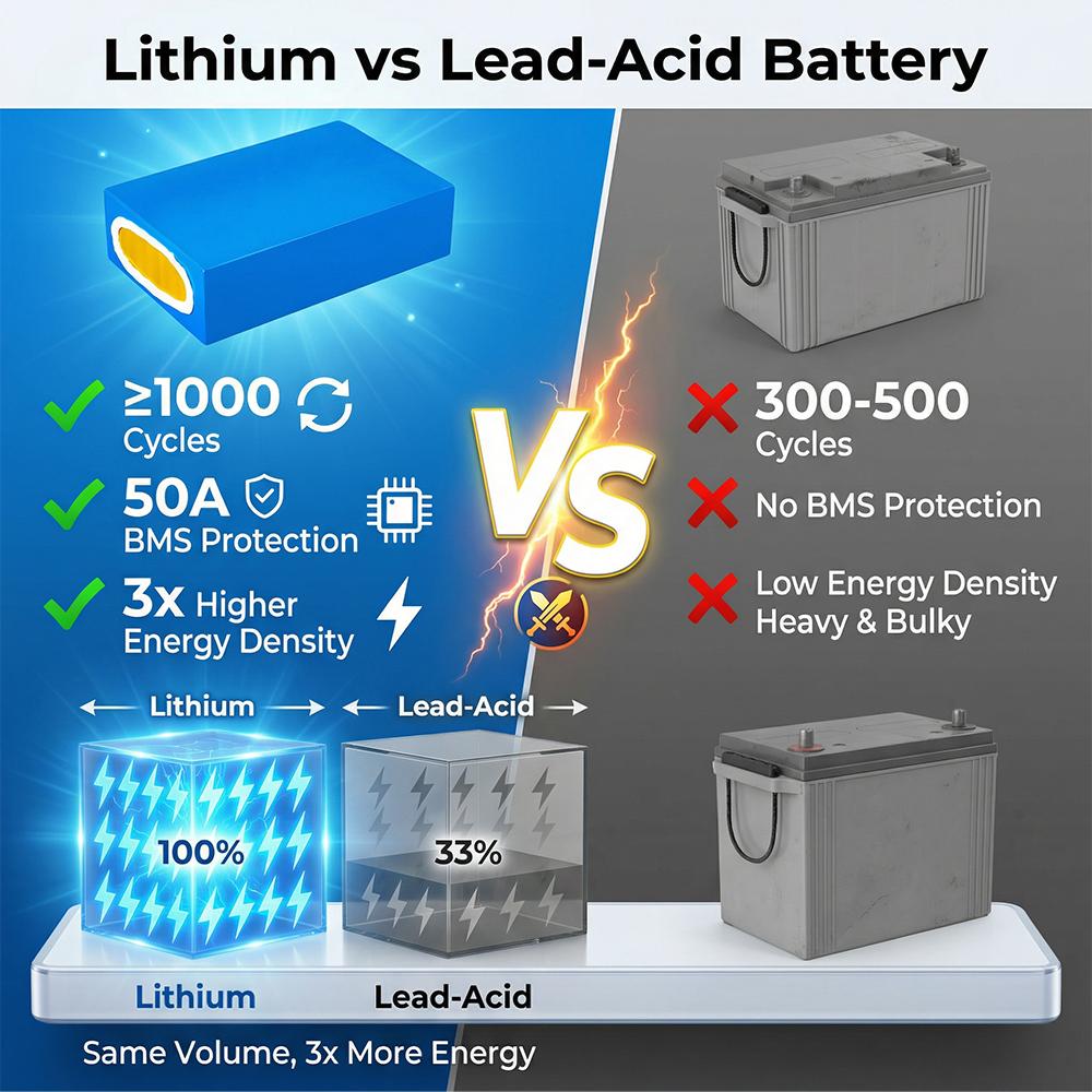 German Stock 60V 20Ah Blue Rectangular Lithium Battery with 2600mAh 16s7p China Cells, 50A BMS & 3A XT60 Plug