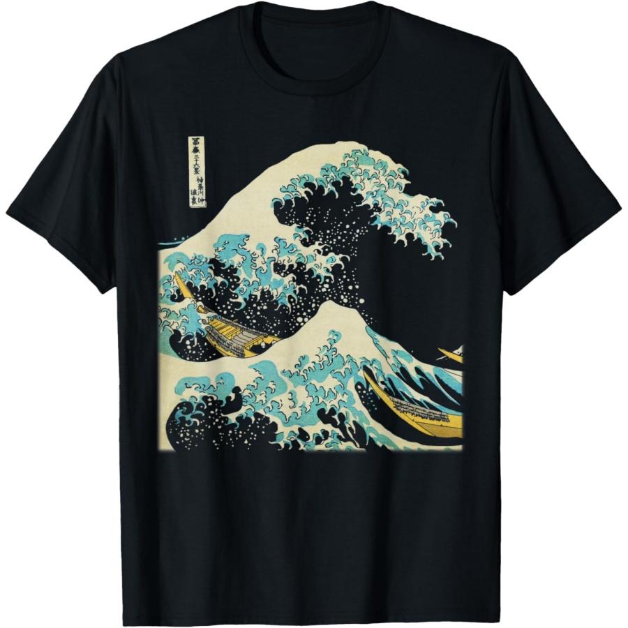 

Hokusai The Great Wave T-Shirt XXXXXL чорний