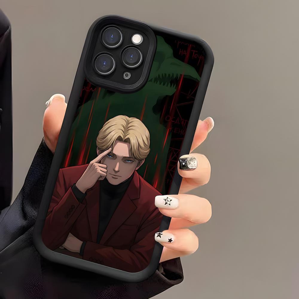 N-Naoki Urasawa S Monster Phone Case For IPhone 17 Air 16 E 15 14 Plus 13 12 11 Pro Max Black Sky Eye Stepped Protective Case