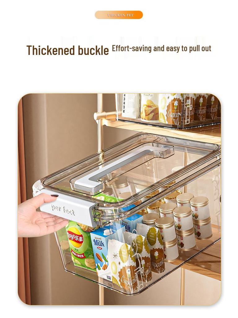 Large Transparent Handheld Storage Box for Clothes, Toys, and Snacks - Durable Plastic Organizer