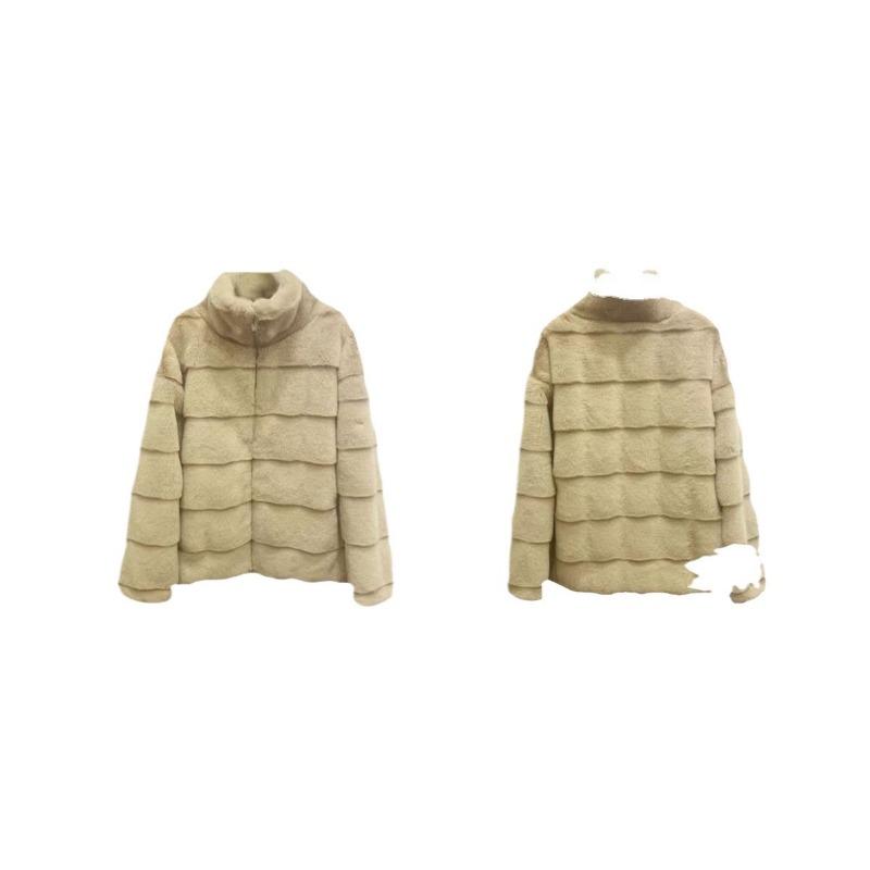 New autumn and winter models with cotton imitation fur imitation Danish mink imitation mink hair outer wear autumn and winter models