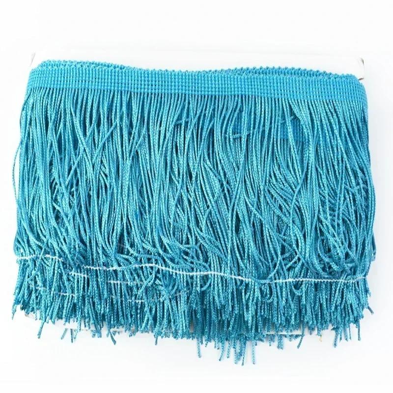 5M Meetee Polyester Tassel Fringes 10-30cm Lace Trim Ribbon for Dress Curtain Decorative Ribbons Fringe Fabric Sewing Accessory