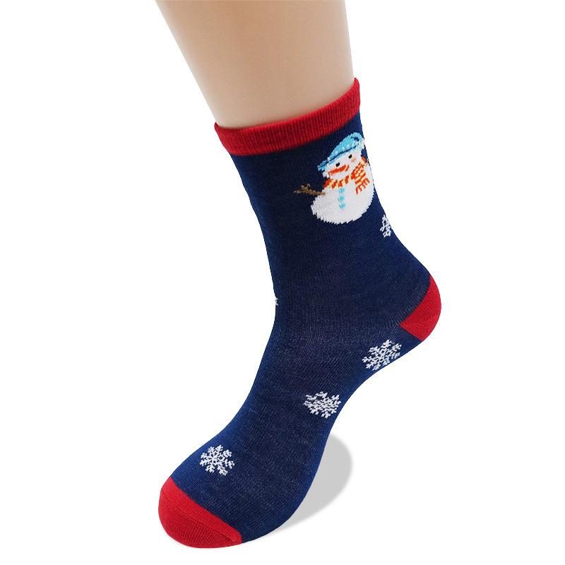 50 Christmas Stocking Styles: Autumn/Winter Cartoon Mid-Calf Socks, Perfect Holiday Gift
