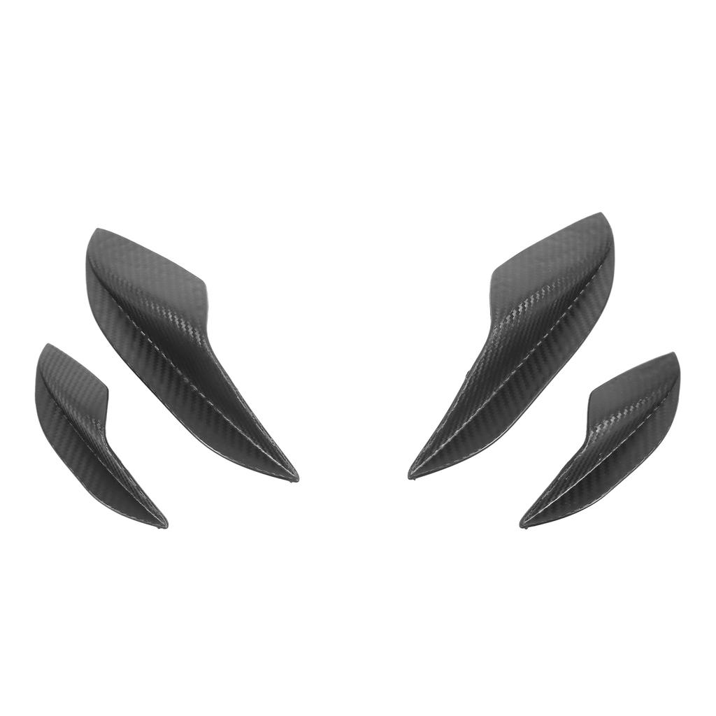 Bumper Fin Car Front Bumper Side Splitter Canards Lip Spoiler Deflector Replacement for