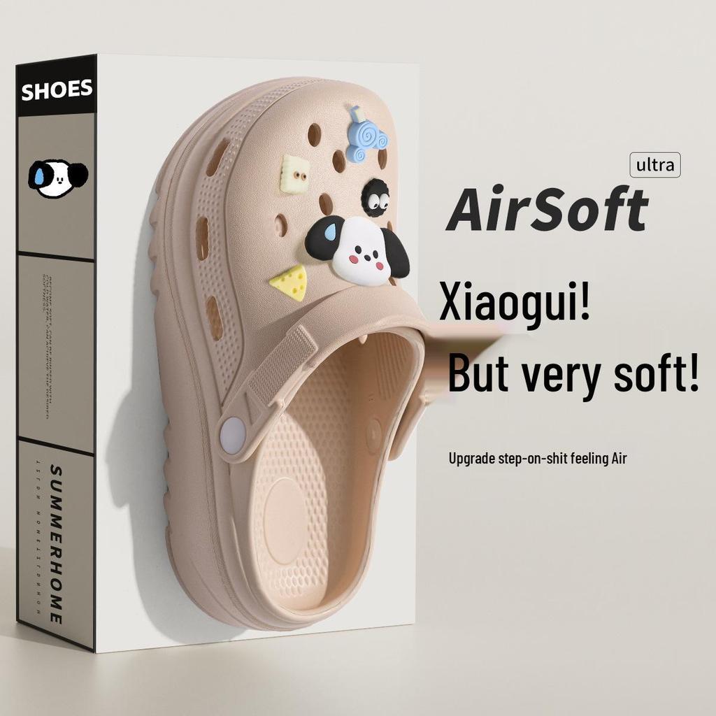 Women's Thick-Soled Non-Slip Summer Sandals: Breathable, Outdoor-Ready, Comfortable Slippers