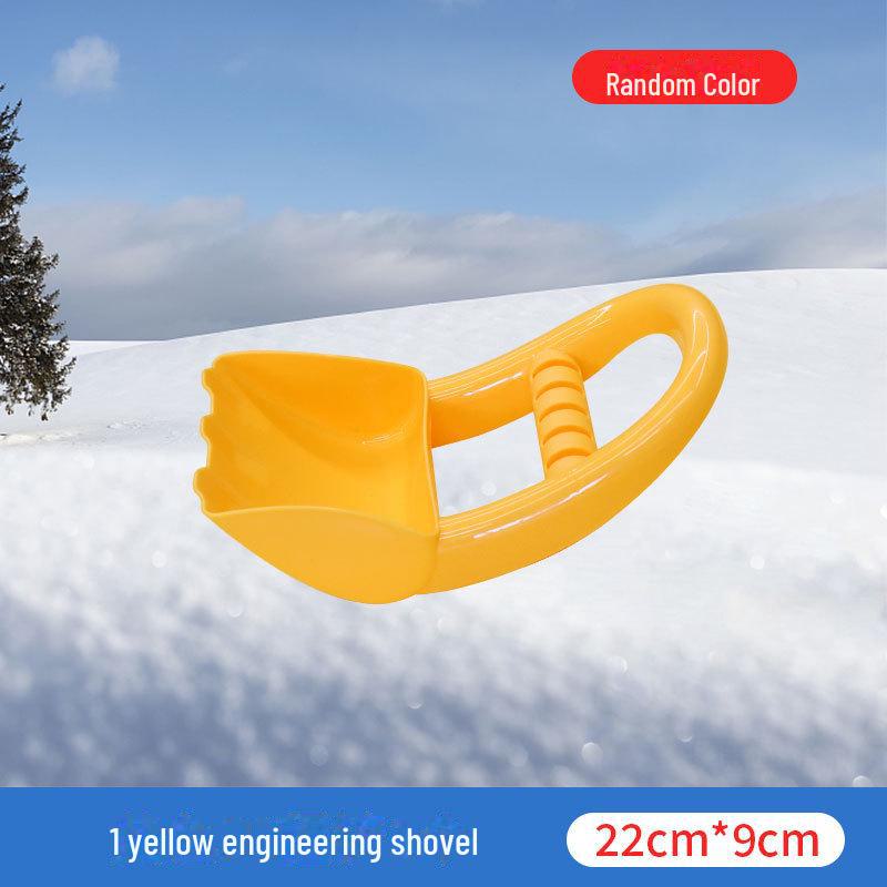 Outdoor Little Yellow Duck Snowball Clip - the Ultimate Tool for Making Perfect Snowballs Effortlessly! Ideal for Snowball Fights and Winter Fun.