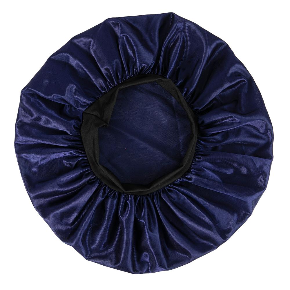 

Женский шелковистый боннет для сна, многоразовый атласный боннет-джамбо для защиты волос, широкая эластичная лента, шапочка для сна, шапочка для ванной, сушка волос