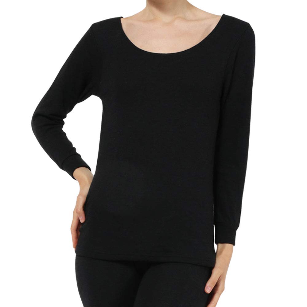 

Hidamari Soft Sapium Long Sleeve Shirt Women s (M, Black) XBS-971-BK чёрный
