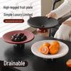 Light Luxury Chinese Style Melamine Fruit Draining Tray