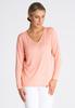Women's Blouse - Women's Long Sleeve Blouse Pink M980 Size Xl