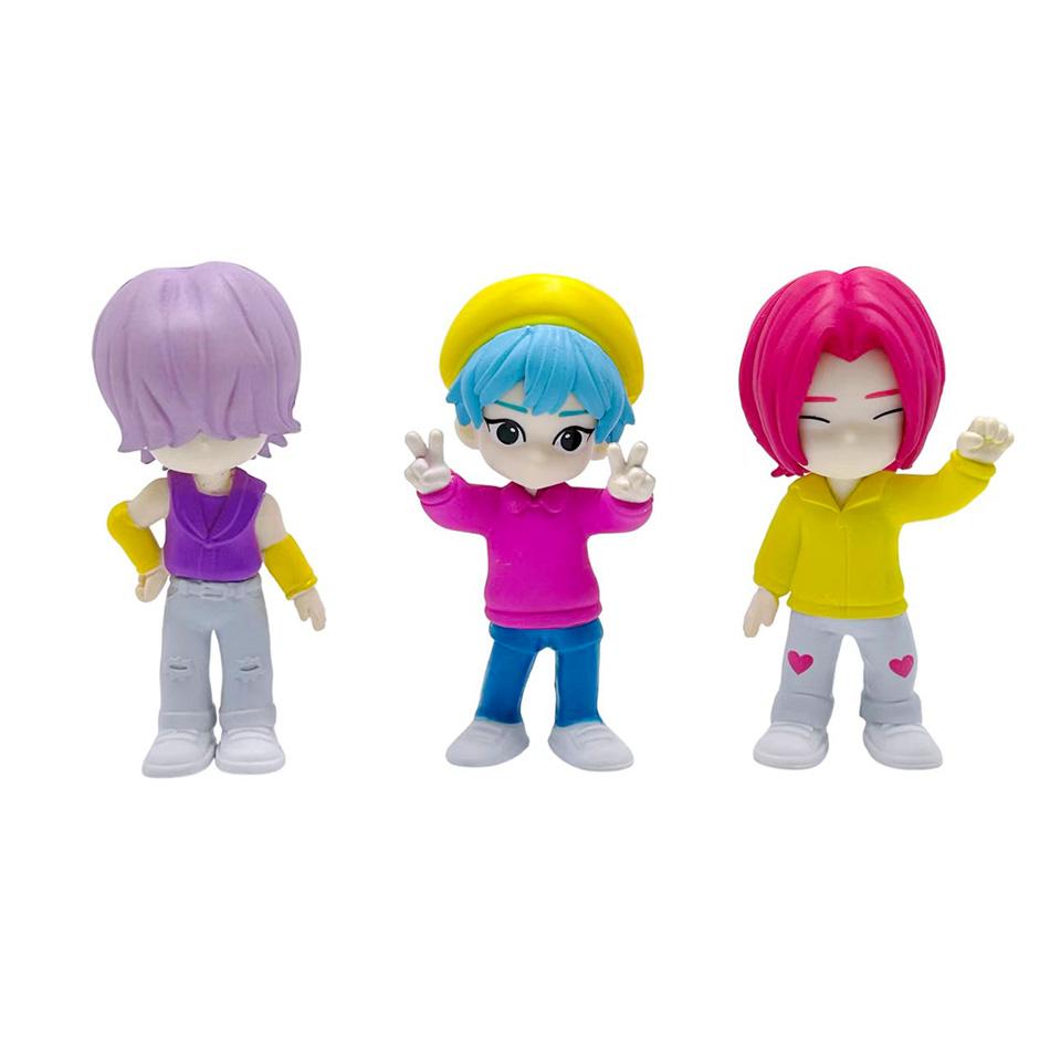 24pcs Kpop Devil Hunter Figure Series Blind Box PVC Cartoon Mini Model Toy Doll Desktop Decorative Kids Christmas Surprise Gifts