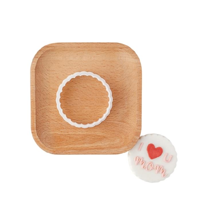 Biscuit Moulds Easy to Use Biscuit Stamps Mothers' Day Theme Plastic Material