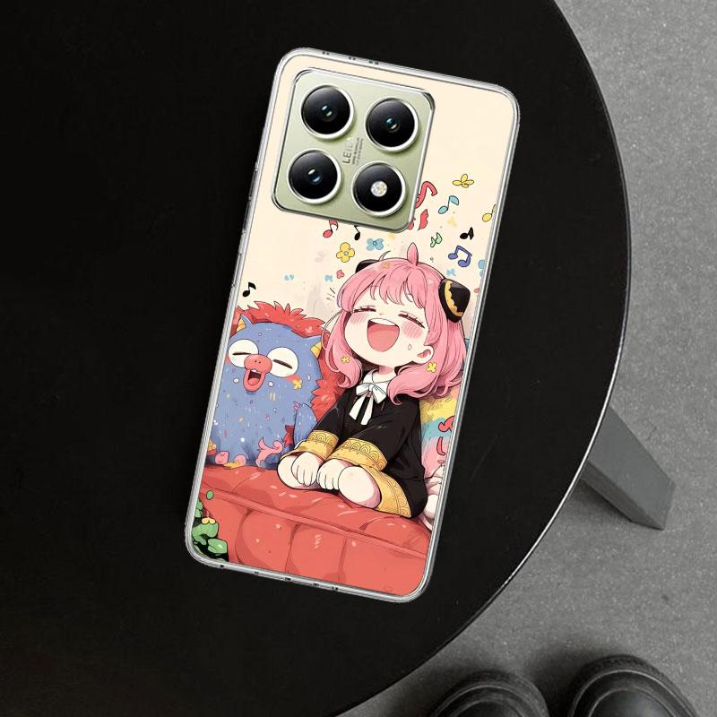 S-Spy Family Anya Phone Case Cover for Xiaomi Redmi Note 15 14 13 12 11 Pro Plus 14S 12S 11S 11T 11E 10S 10 Customized Fundas Re