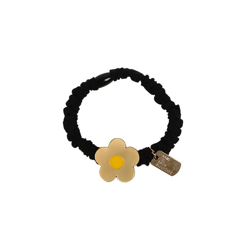 Cute Girl Metal Flower Hair Band, Sweet Hair Tie, Simple and Versatile Hair Tie, Hair Accessory and Headwear