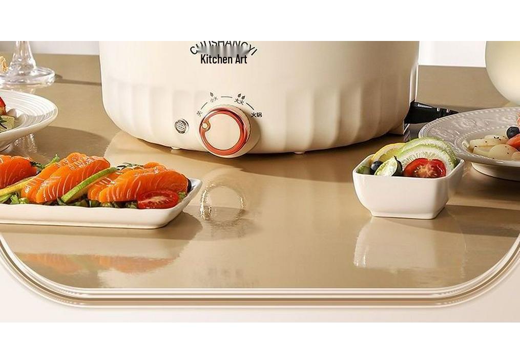 Compact Multifunctional Electric Cooker for Dorms - Non-stick Mini Hot Pot & Frying Pan