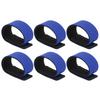 10pcs Fishing Rod Belt Ties Stretchy Straps Fishing Tackle Ties Cable Bait Casting Spinning Fly Rod Straps HoldersBlue