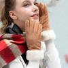 Winter Gloves Ladies Thickened Warm Fleece