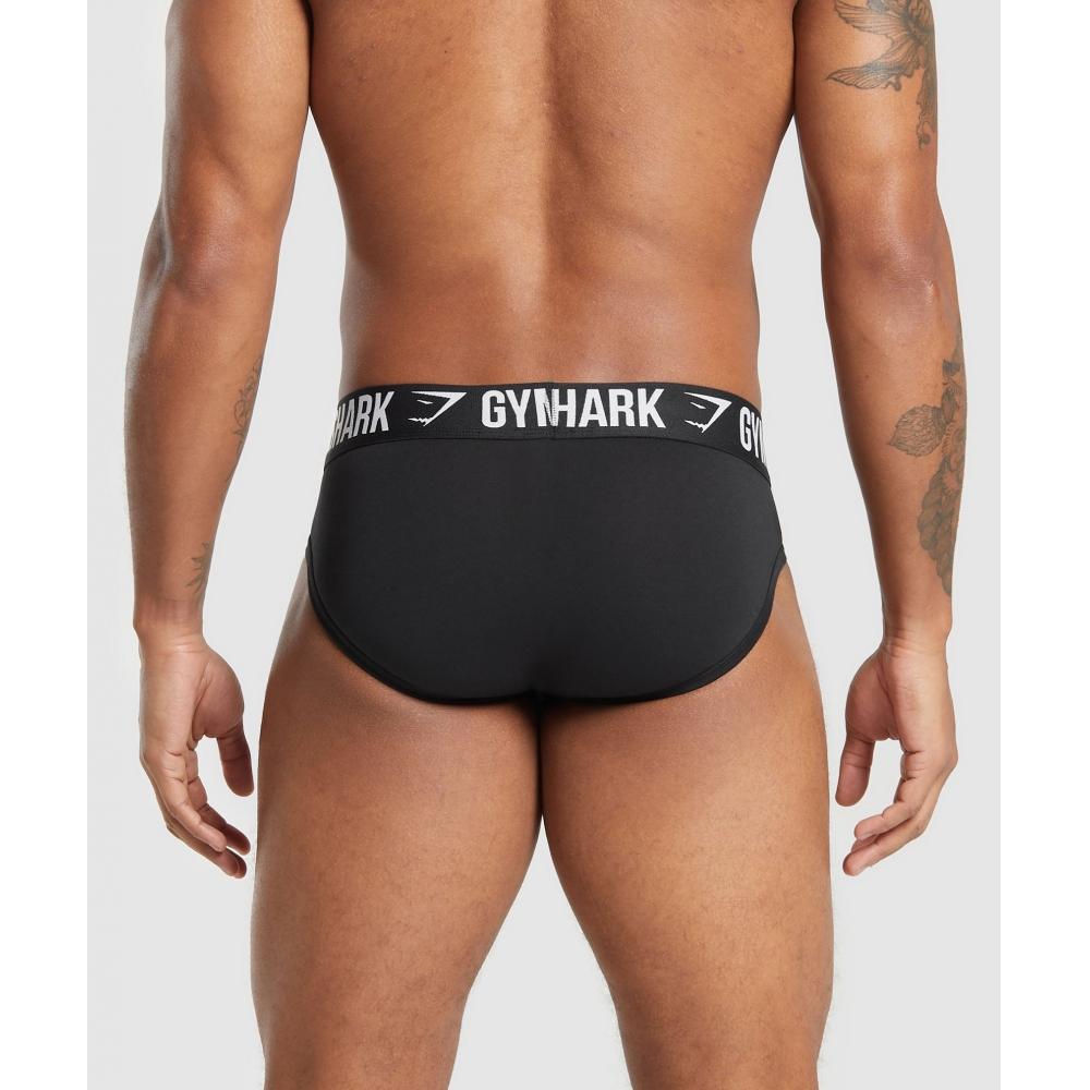 Gymshark Brief 3pk Black A5a3y Bccn