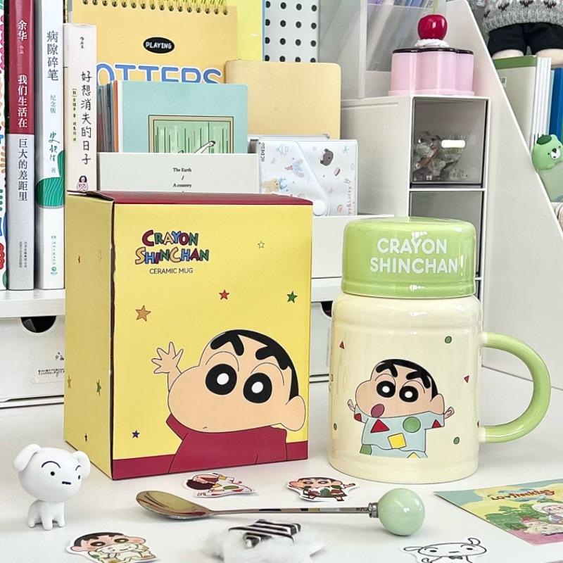 

Birthday gifts for girls, crayons, small new large-capacity kettles, girlfriends souvenirs, cute ceramic mugs, gift boxes. 401-500ml