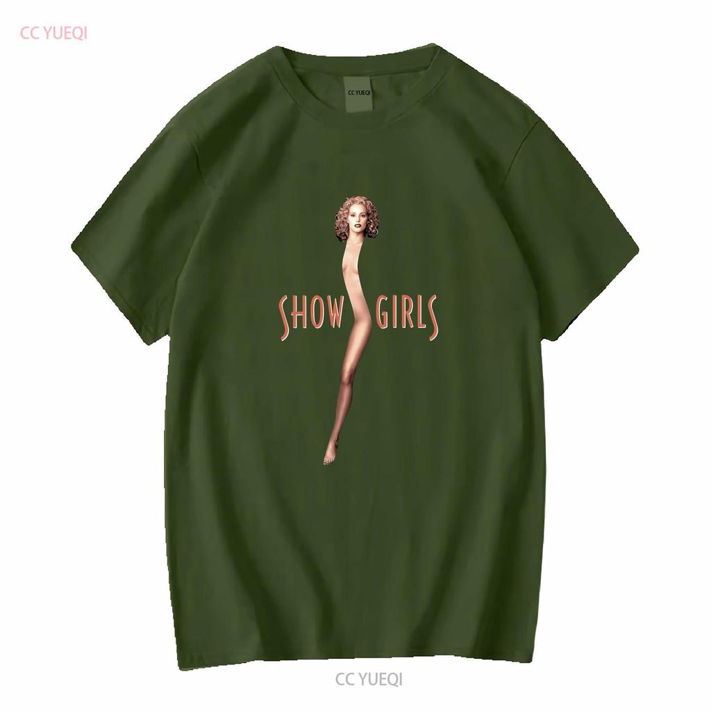 Showgirls Classic 90's 1995 Movie Retro T Shirt New Long or Short Sleeves Vintage Washed Soft Breathable Fashion Homme