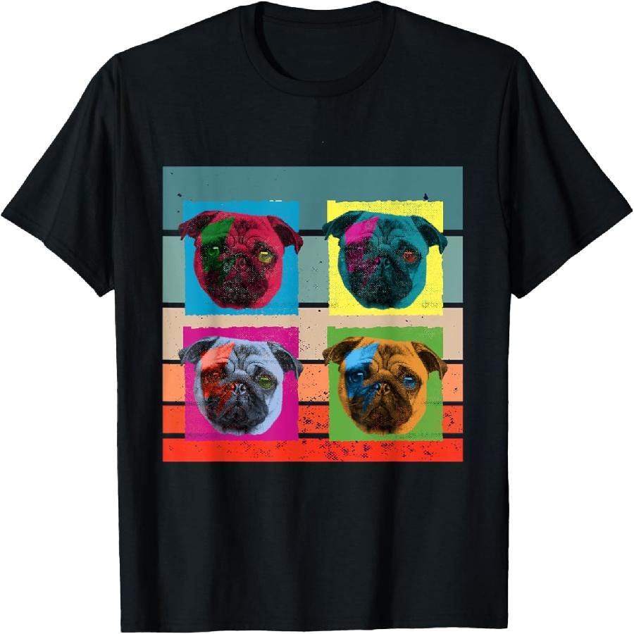 Dog Art T-Shirt for Men Women S