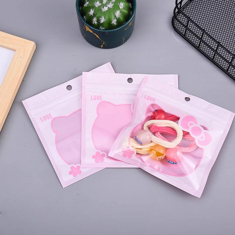 Cartoon Cat Self-Sealing Transparent Bag - Newcomer Special Offer