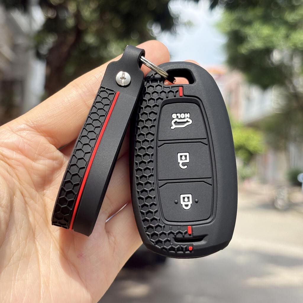 Key Case Cover For Hyundai Creta I20 I30 IX35 IX25 Elantra Grandeur Accent Solaris Sonata Palisade Kona Keychain