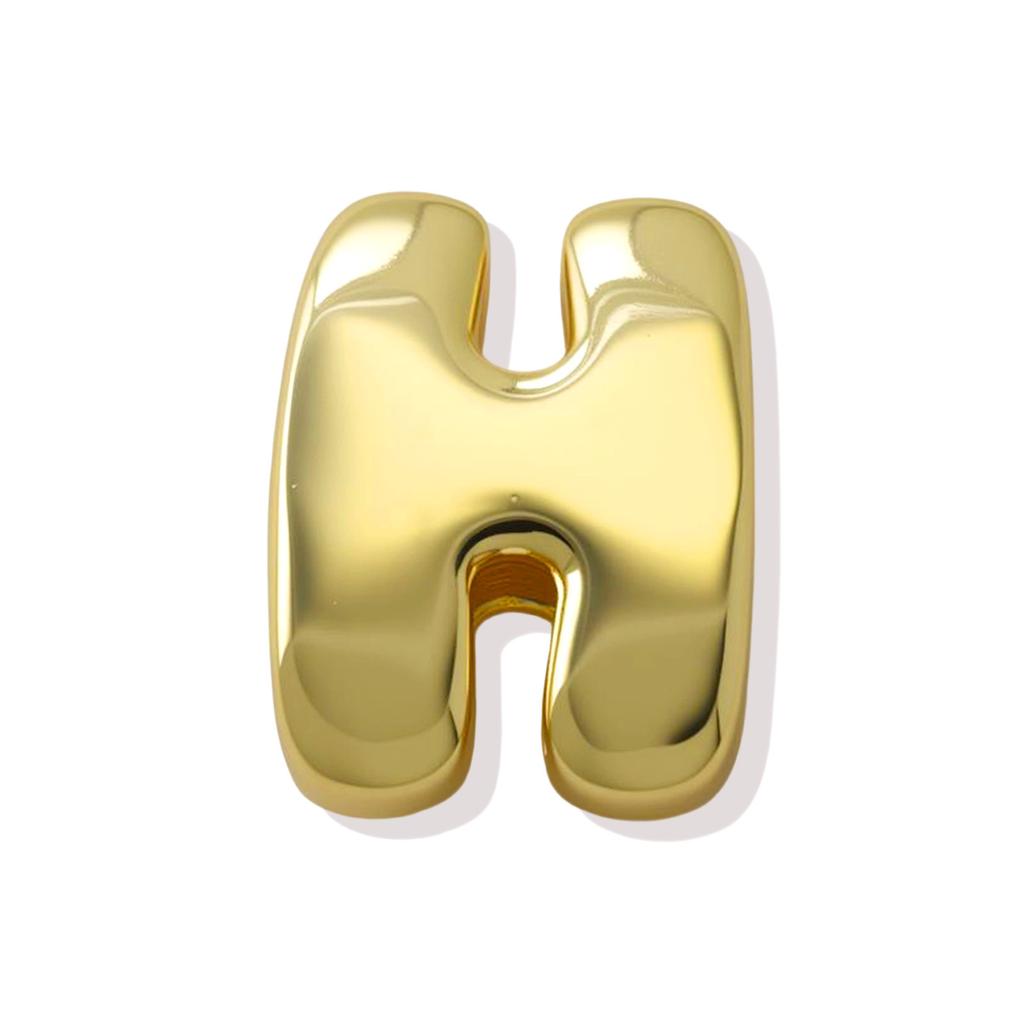 1pcs for Necklace Copper Gold Plated Crystal Alphabet Jewelry Making Component Gold Color Polish 26 Letters Pendant