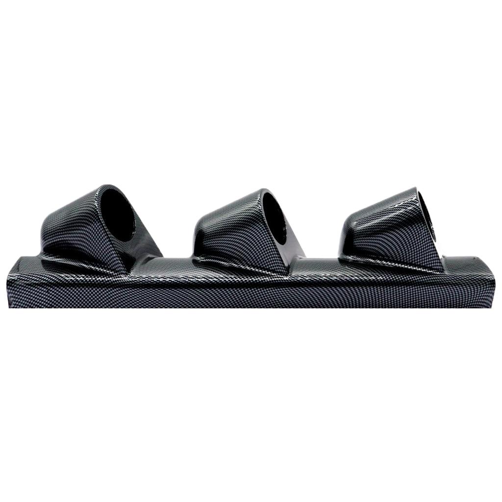 52mm Car Tools Holder Triple Dash Pod ABS Meter Mount Universal Gauge Set for Auto Truck Motorcycle