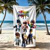 Roblox2 Beach Towel Super Soft & Absorbent Comfortable Lightweight Perfect for Traveling Yoga Camping and Swimming