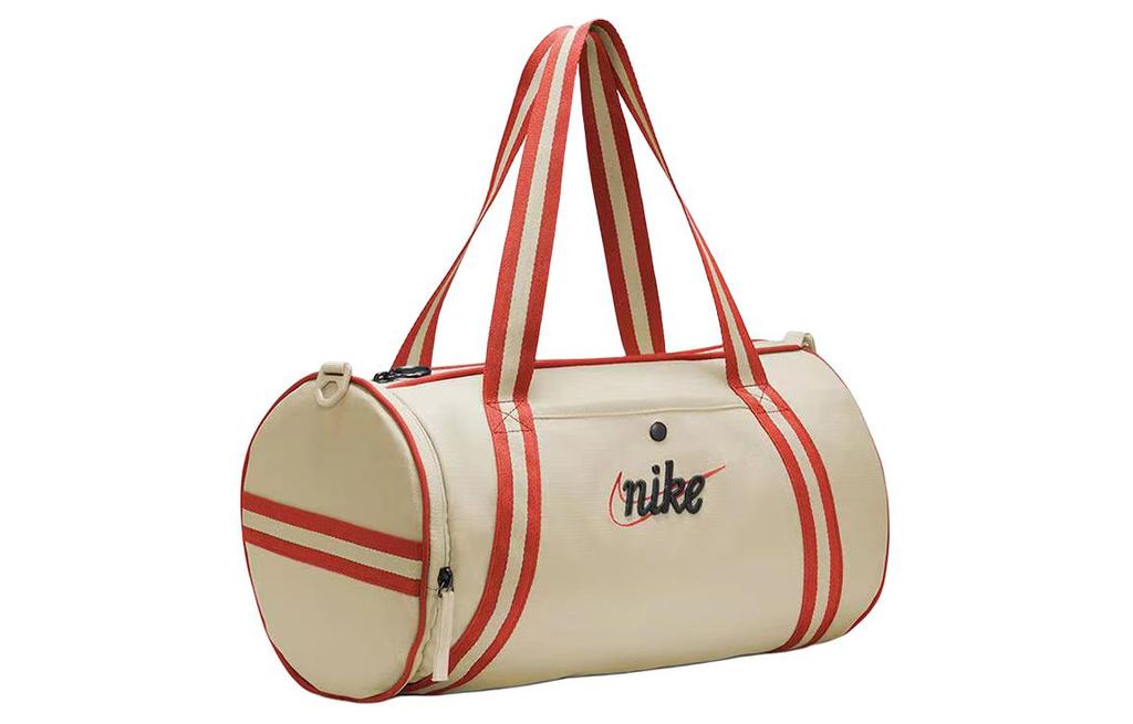 Nike Torba na ramię z tkaniny z zapięciem na zamek, Torba crossbody, Torebka, Torba na siłownię Unisex Ecru DR6261-113