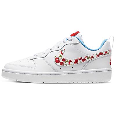 Zapatillas Court Borough Low 2 White Cherry GS CJ2238-100