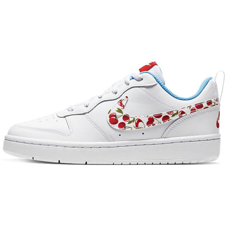 

Nike Court Borough Low 2 White Cherry GS Sneakers CJ2238-100 38.5