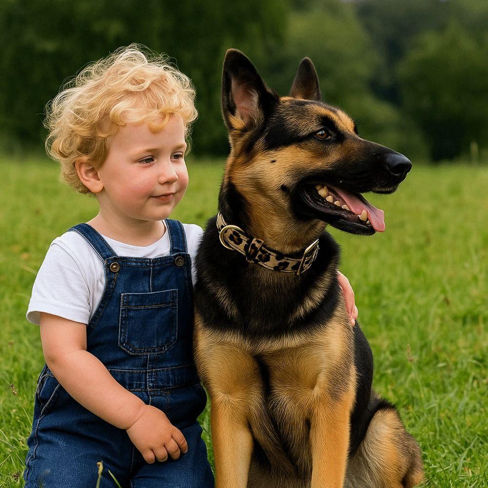 Pet Walking Dog Collar PU Leather Leopard Dog Collar Fashionable Pet Collar Small Medium Dogs