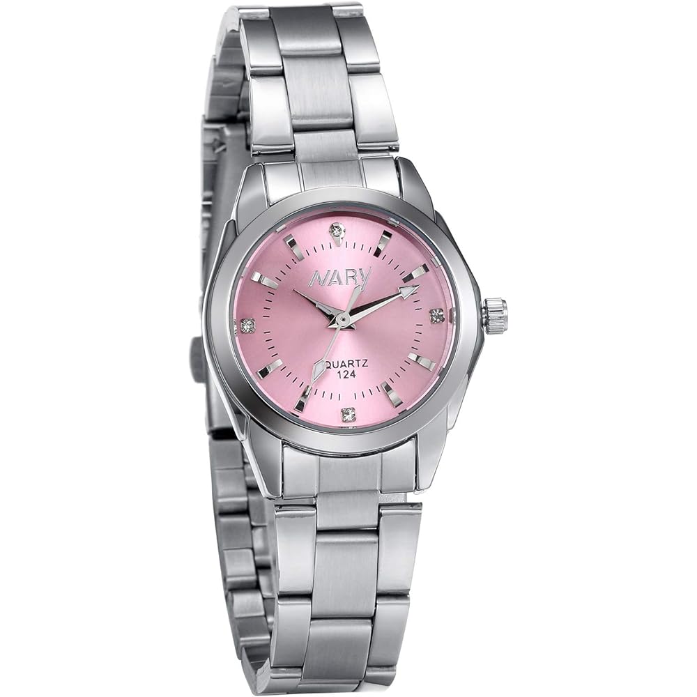 Jewelrywe Women s Analog Fashion Watch Waterproof Stainless Steel Band Accessories